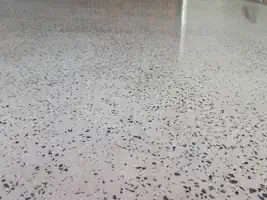 Gloss finish polished concrete